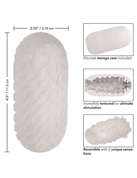 CALEXOTICS - GRĮŽTAMASIS NUBBY STROKER
