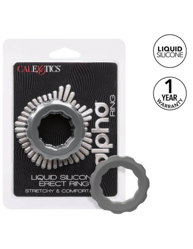 CALEXOTICS - ALPHA ERECT ŽIEDAS PILKAS