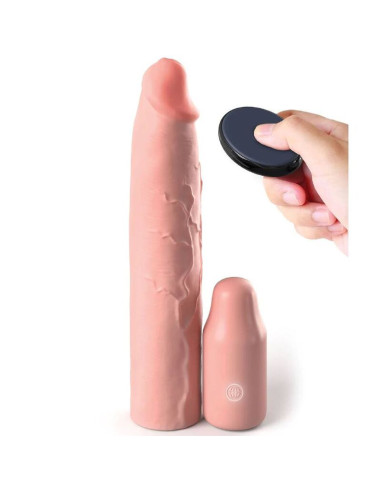 FANTASY X- TENSIONS - PIPEDREAMS SLEEVE 22,86 CM 7,62 CM PLUG REMOTE SKIN