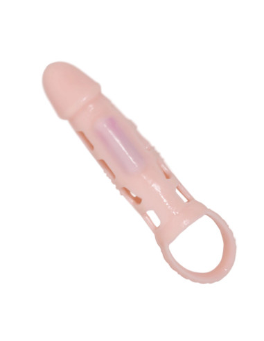PRETTY LOVE - HARRISON PENIS EXTENDER COVER WITH VIBRATION AND STRAP 13.5 CM