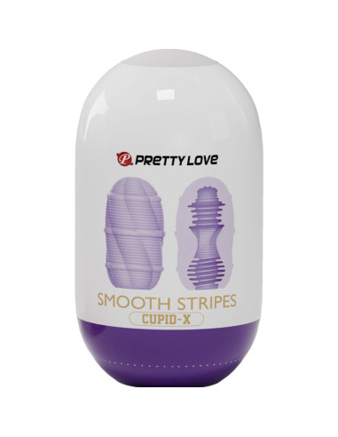 PRETTY LOVE - SMOOTH STRIPES CUPID MASTURBATOR EGG