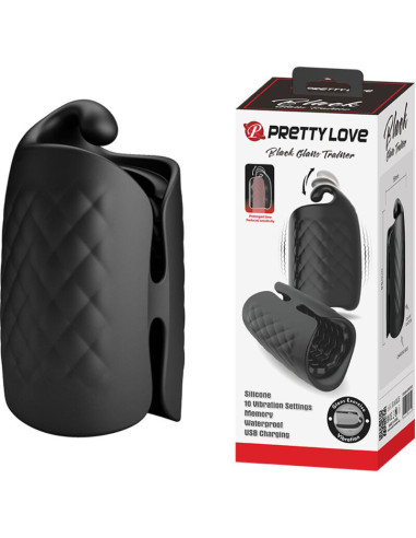 PRETTY LOVE - MANUAL MASTURBATOR FOR GLAND RECHARGEABLE VIBRATOR