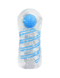 PRETTY LOVE - SMALL MASTURBATOR WITH BLUE SPIRALS 2