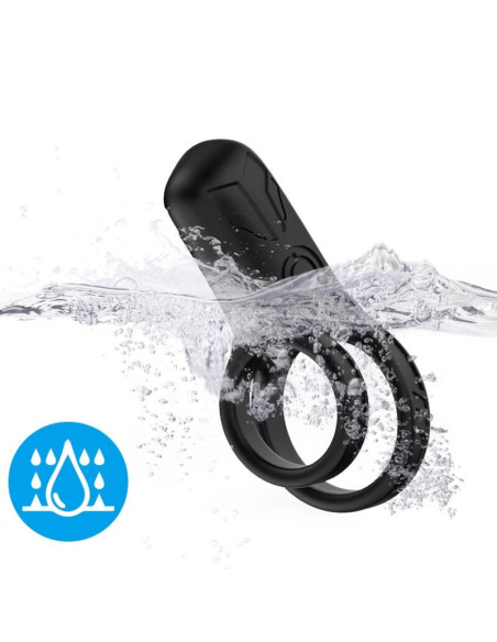 ARMONY - DOUBLE RING VIBRATOR BLACK