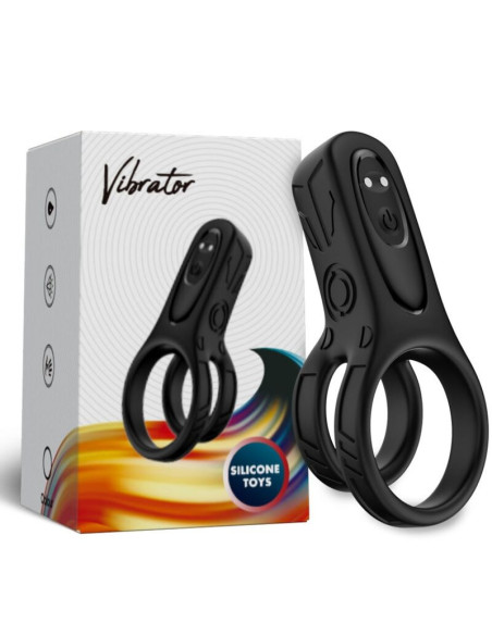 ARMONY - DOUBLE RING VIBRATOR BLACK