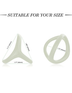 ARMONY - TRESOR DOUBLE SILICONE RING LUMINOUS 2