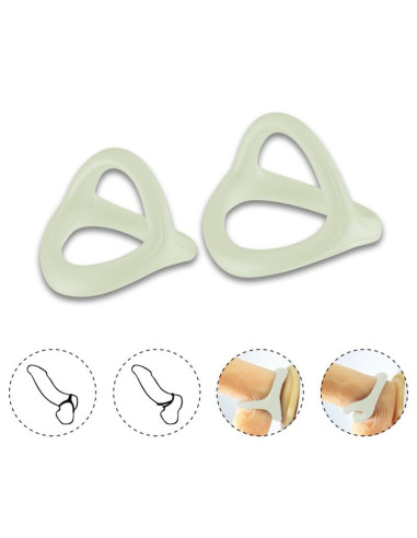 ARMONY - TRESOR DOUBLE SILICONE RING LUMINOUS
