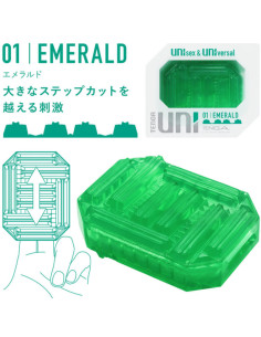TENGA - UNI EMERALD MASTURBATOR THIMBLE 2