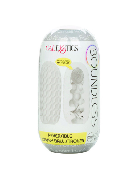 CALEXOTICS - BOUNDLESS REVERSIBLE SQUISHY BALL STROKE YELLOW