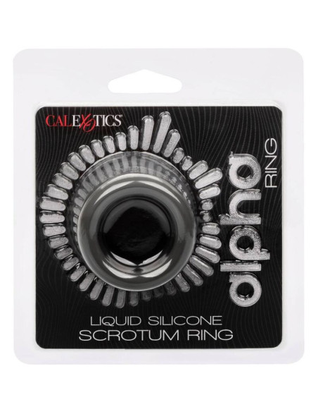CALEXOTICS - ALPHA SCROTUM TEMPIMO ŽIEDAS JUODAS