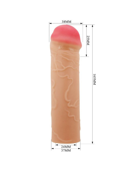 PRETTY LOVE - NILE PENIS EXTENDER COVER FLESH