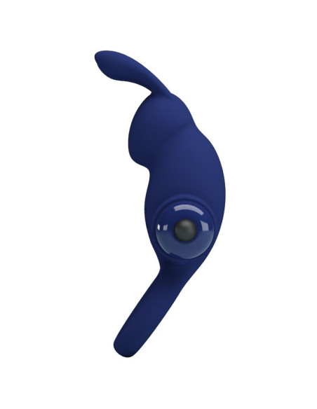 PRETTY LOVE - JIRO RABBIT RING WITH VIBRATION BLUE
