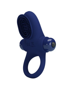 PRETTY LOVE - PALLE RING WITH VIBRATION BLUE