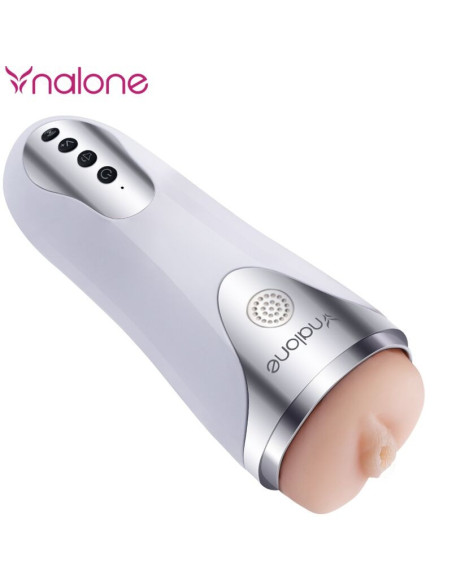 NALONE - MAGO MASTURBATORIUS SU VIBRACIJA, BALTA STIPRIKLA