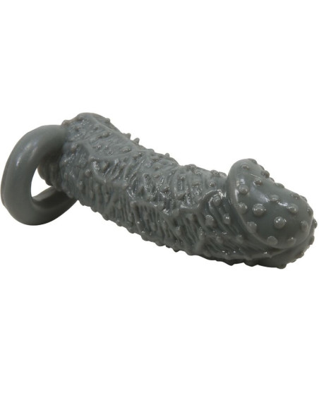 PRETTY LOVE - REALISTIC PENIS ENLARGER AND DELAY SLEEVE MODEL 2 GREY