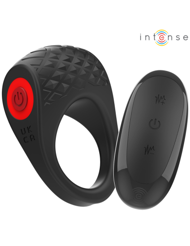 INTENSE - CLOVER VIBRATOR PENIS RING 10 VIBRATIONS BLACK