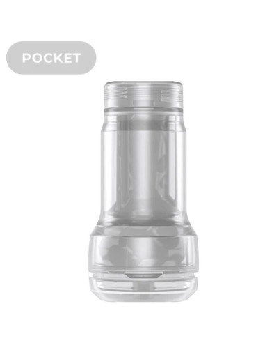 KIIROO - FEEL POCKET STROKER CRYSTAL BY KIIROO TRANSPARENT
