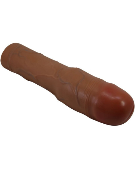 PRETTY LOVE - KYLIAN PENIS SLEEVE WITH 7.6 CM EXTENSION MULATTO