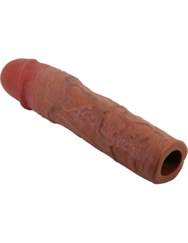 PRETTY LOVE - STEVENSON PENIS SLEEVE WITH 7.6 CM EXTENSION MULATTO