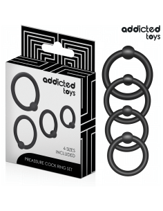 ADDICTED TOYS - SET OF PRESSURE SILICONE RINGS 2