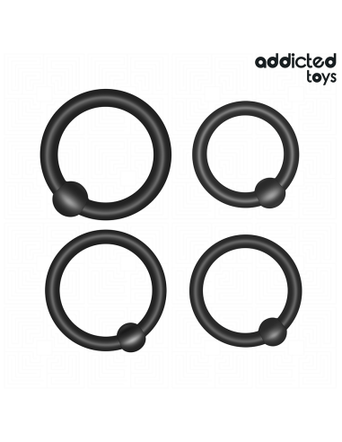 ADDICTED TOYS - SET OF PRESSURE SILICONE RINGS