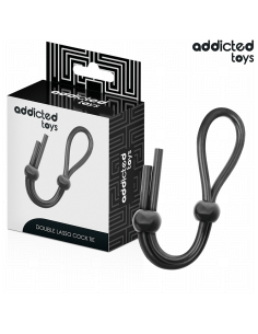 ADDICTED TOYS - SILIKONINĖ VIRVĖ DVIGUBO KILPO VARPAI