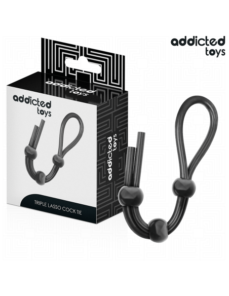 ADDICTED TOYS - SILIKONINĖ VIRVĖ TRIJUBĖS KILPO VARPAI