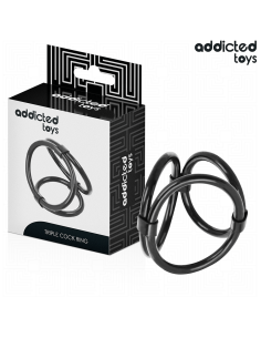 ADDICTED TOYS - TRIGUBAS PENIO ŽIEDAS
