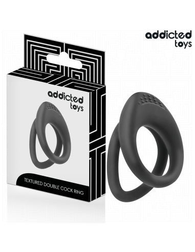 ADDICTED TOYS - DOUBLE TEXTURED PENIS RING