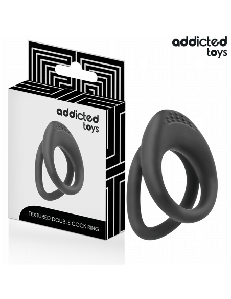 ADDICTED TOYS - DOUBLE TEXTURED PENIS RING