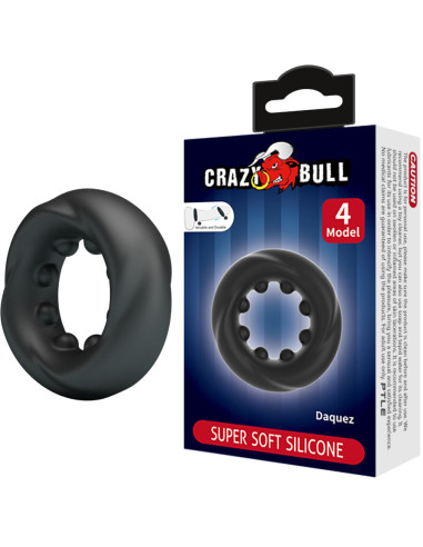 CRAZY BULL - DAQUEZ SILIKONINIS ŽIEDAS, MODELIS 4