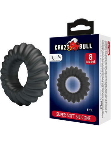 CRAZY BULL - FITZ SILIKONINIS ŽIEDAS, MODELIS 8