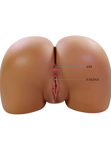 CRAZY BULL - WENDY REALISTIC FEMALE BUTT VIBRATOR AND SUCKER WITH SOUND 11 KG