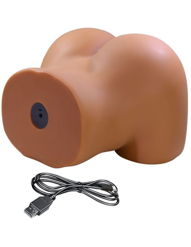 CRAZY BULL - WENDY REALISTIC FEMALE BUTT VIBRATOR AND SUCKER WITH SOUND 11 KG