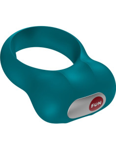 FUN FACTORY - STEADY VIBRATING COCK RING BOTTLE GREEN 2
