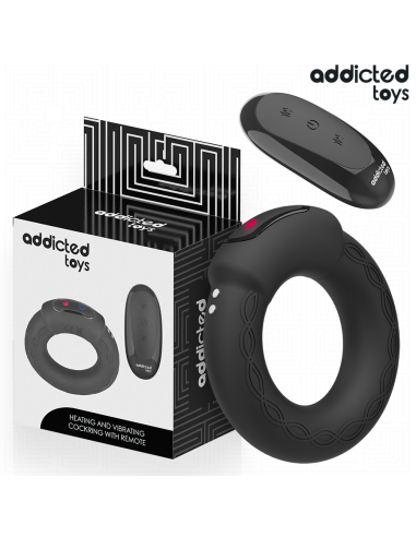 ADDICTED TOYS - HEATING EFFECT VIBRATING COCK RING REMOTE CONTROL