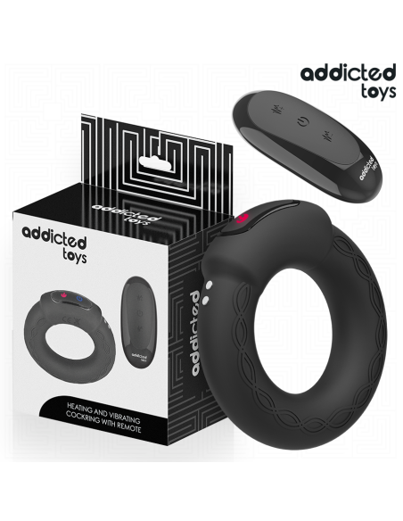 ADDICTED TOYS - HEATING EFFECT VIBRATING COCK RING REMOTE CONTROL