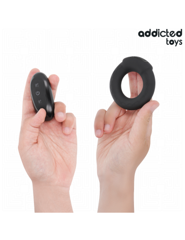 ADDICTED TOYS - ŠILUMOS EFEKTAS VIBRUOJANČIAS KOKO ŽIEDAS NUOTOLINIS VALDYMAS