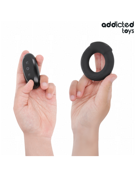 ADDICTED TOYS - HEATING EFFECT VIBRATING COCK RING REMOTE CONTROL
