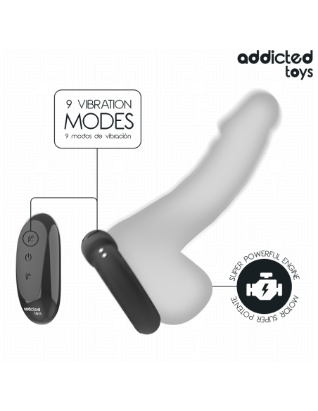 ADDICTED TOYS - HEATING EFFECT VIBRATING COCK RING REMOTE CONTROL
