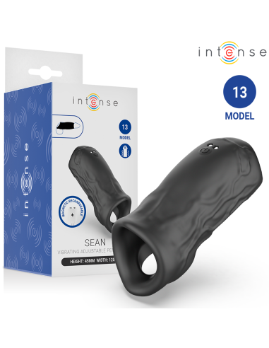 INTENSE - SEAN VIBRATING ADJUSTABLE PENIS RING MODEL 13