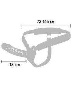HIDDEN DESIRE - INFERNO VIBRATING PENIS SLEEVE STRAP-ON 18 CM 2
