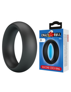 CRAZY BULL - ELIO SILICONE COCK RING BLACK 2