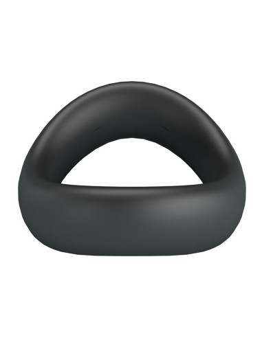 CRAZY BULL - VALEN ERGONOMIC SILICONE COCK RING BLACK