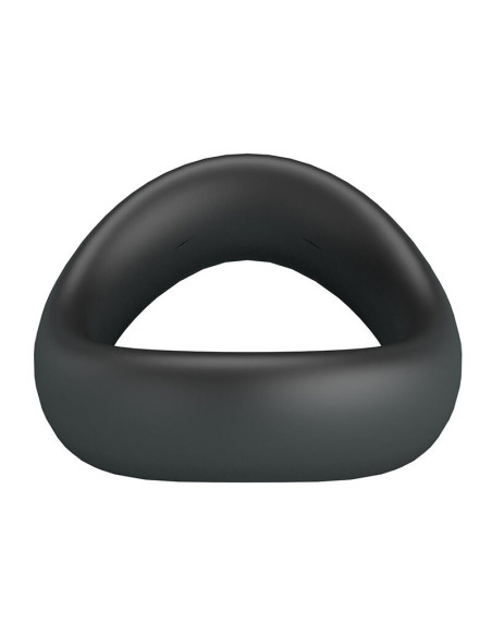 CRAZY BULL - VALEN ERGONOMIC SILICONE COCK RING BLACK