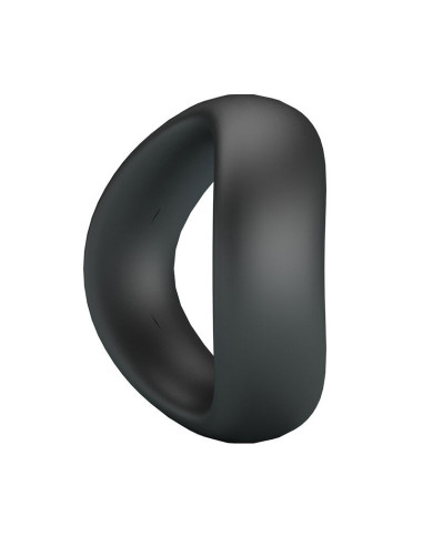 CRAZY BULL - VALEN ERGONOMIC SILICONE COCK RING BLACK