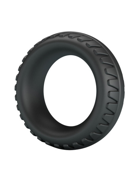 CRAZY BULL - MERRITT TEXTURED SILICONE COCK RING BLACK
