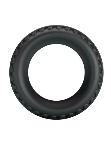 CRAZY BULL - MERRITT TEXTURED SILICONE COCK RING BLACK