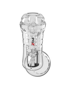 PDX ELITE - VIEWTUBE PLUS SEE-THRU EZ-GRIP TRANSPARENT STROKER 21 CM