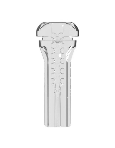 PDX ELITE - VIEWTUBE PLUS SEE-THRU EZ-GRIP TRANSPARENT STROKER 21 CM